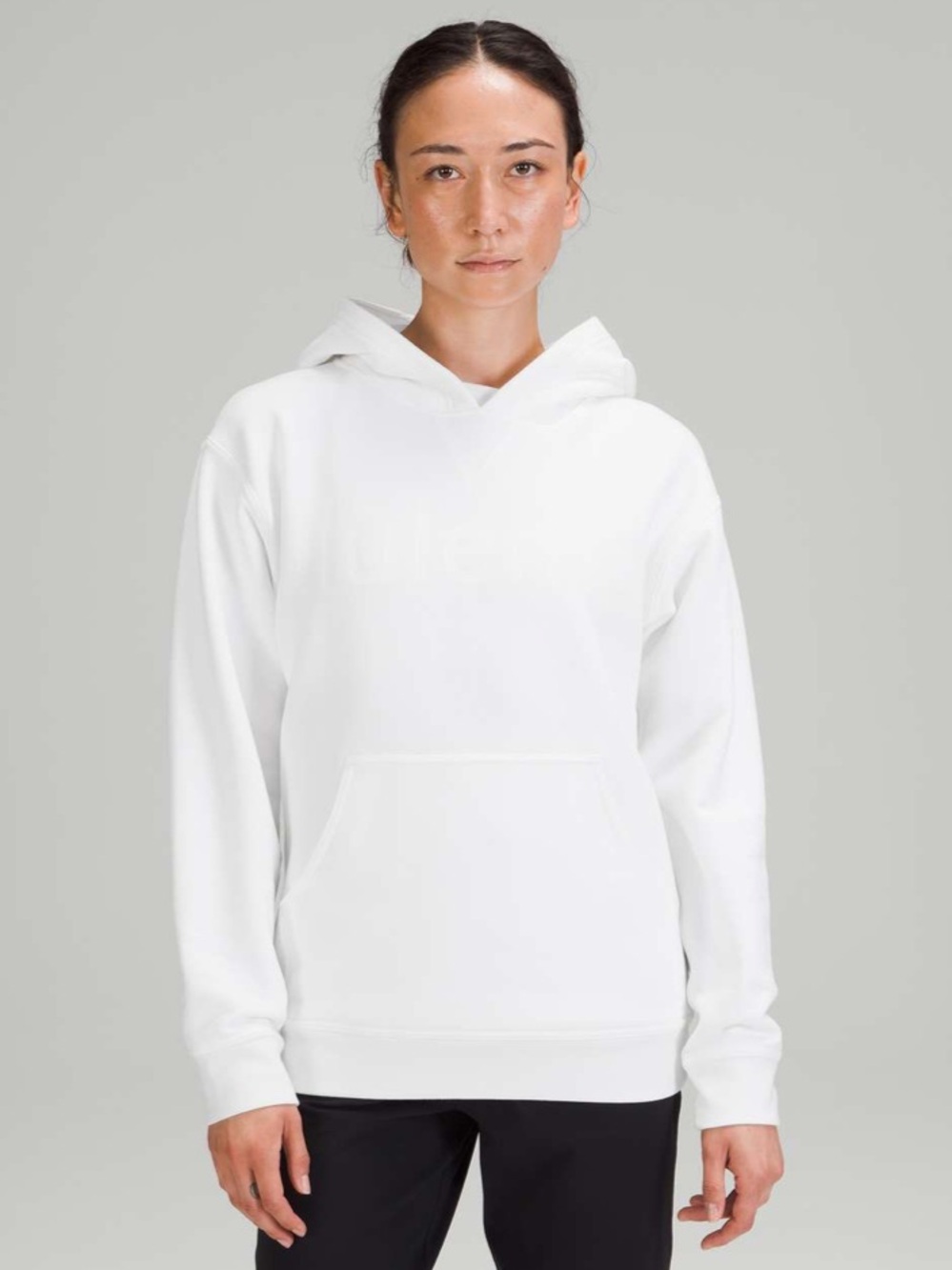 All Yours Hoodie Lululemon White $108 Casual Pullover Active Running Spring